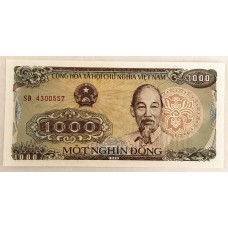VIETNAM 1988 . ONE THOUSAND 1,000 DONG BANKNOTE